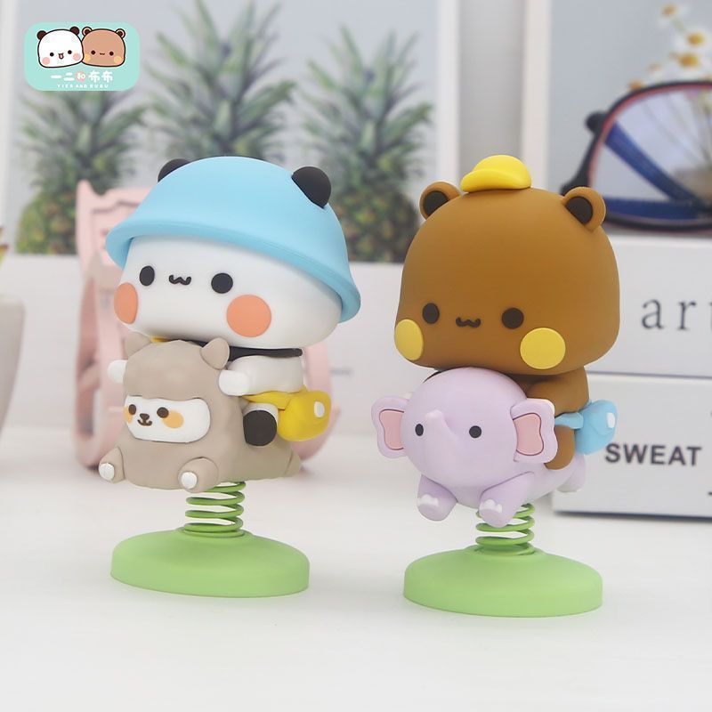 Car Accessories Papar - Yier Bubu Spring Swing Figurine Cute