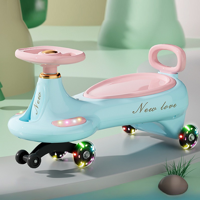 Car Accessories For Road Trip - Cute Kids Swing Wiggle Car Anti-Tip