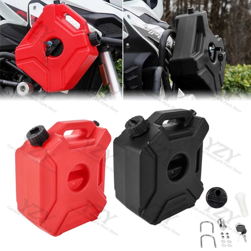 Car Accessories For Road Trip - 3L 5L Plastic Jerry Can Spare
