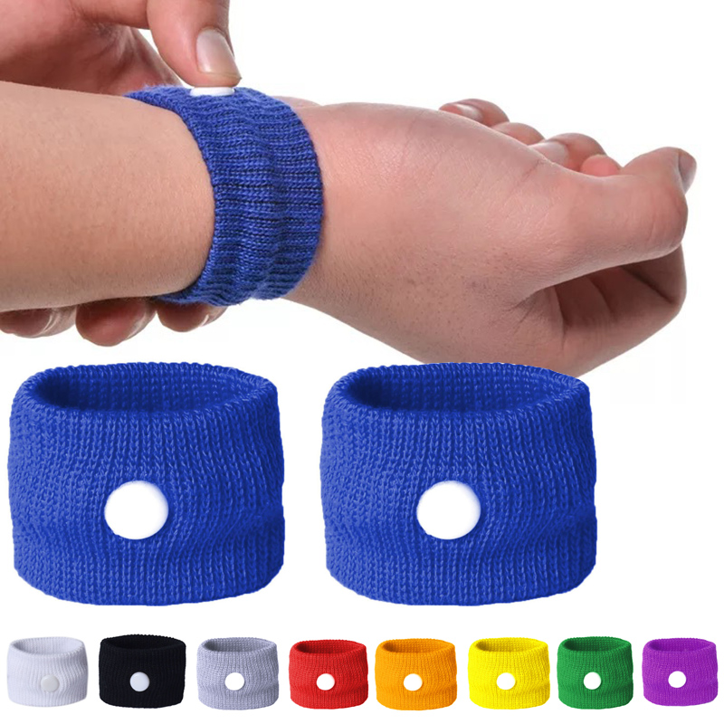 Car Accessories For Road Trip - 2Pcs Travel Sports Sickness Wristbands Carsickness