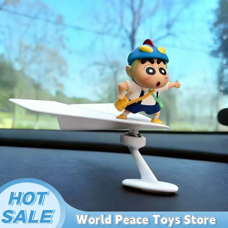 Car Accessories Papar - Rotate Aircraft Crayon Shin-Chan Car Dashboard