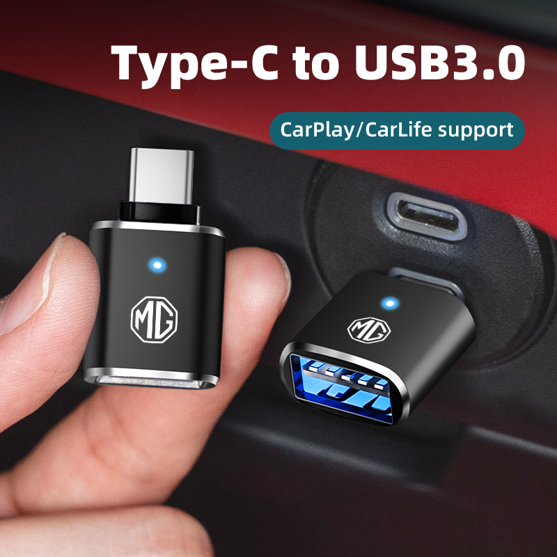 Car LED Type C To USB 3.0 Adap - Car Accessories Essentials recension och pris