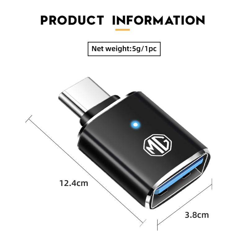 Car LED Type C To USB 3.0 Adap - Car Accessories Essentials recension och pris