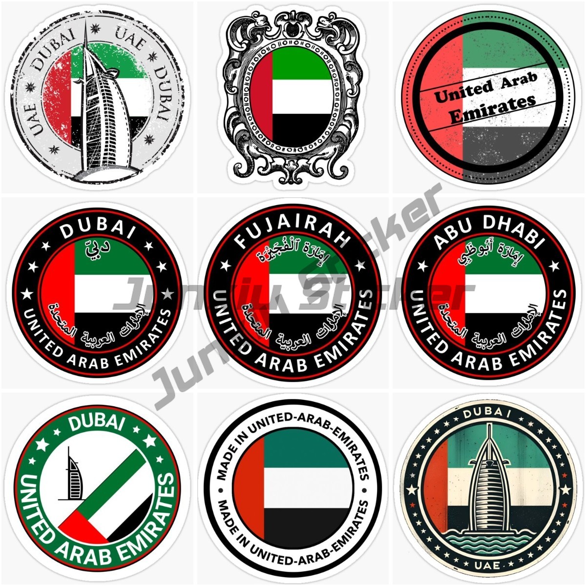 UAE Dubai Circular National Fl - Car Accessories In Dubai recension och pris