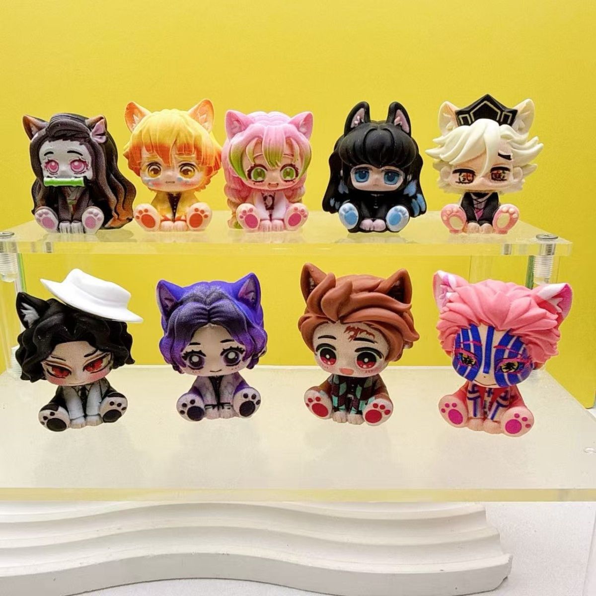 Demon Slayer Cute Chibi Figuri - Car Accessories Papar recension och pris
