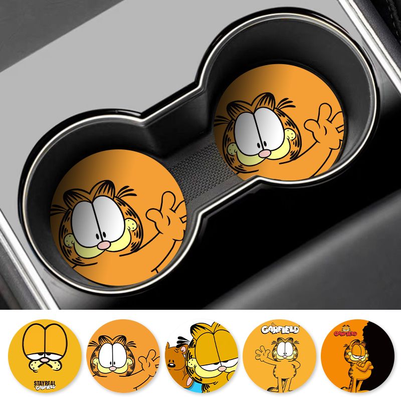 Cartoon Garfield Car Cup Coast - Car Accessories Workshop recension och pris