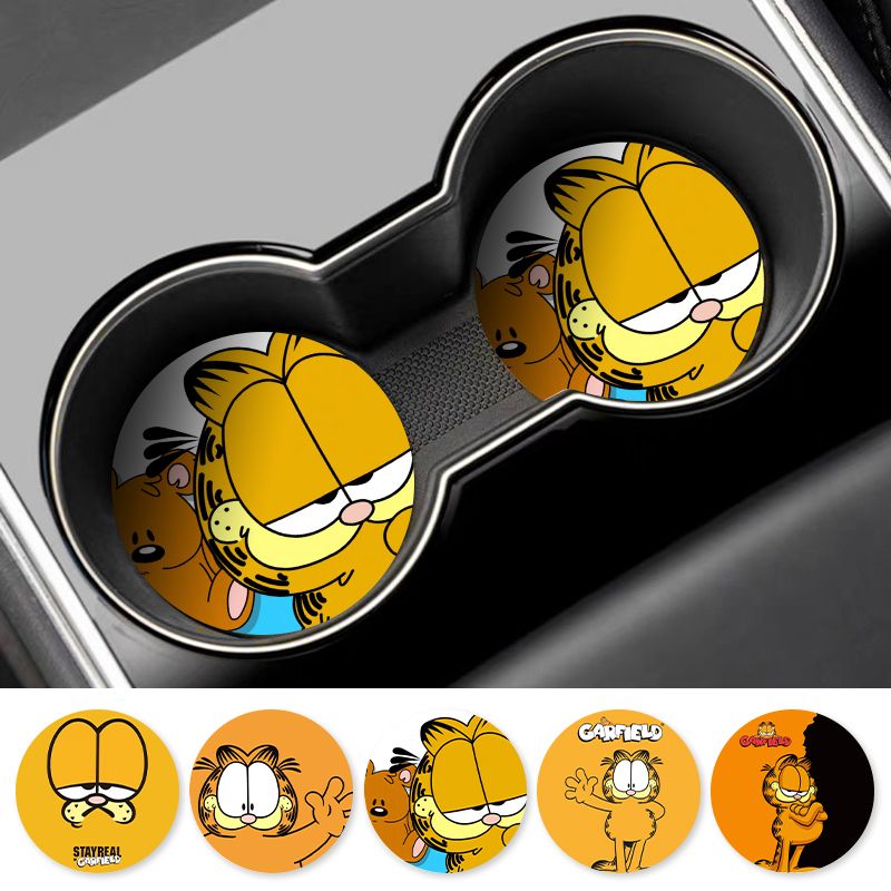 Cartoon Garfield Car Cup Coast - Car Accessories Workshop recension och pris