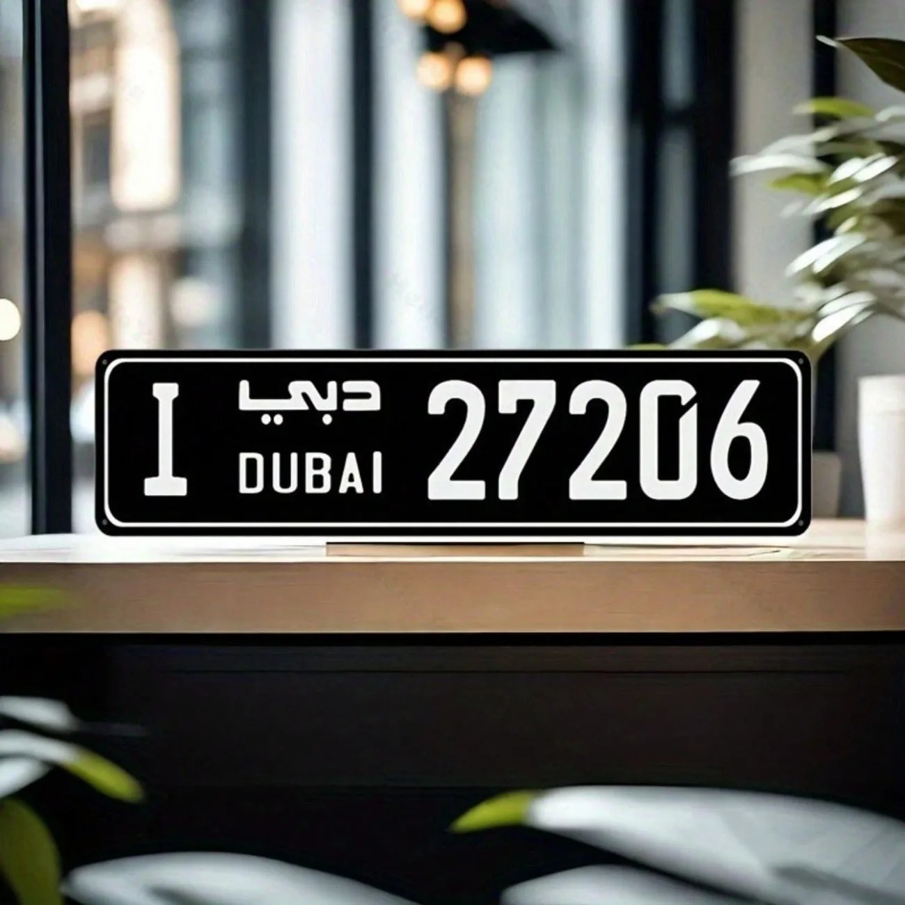 Engraved Aluminum Dubai‑Themed - Car Accessories In Dubai recension och pris