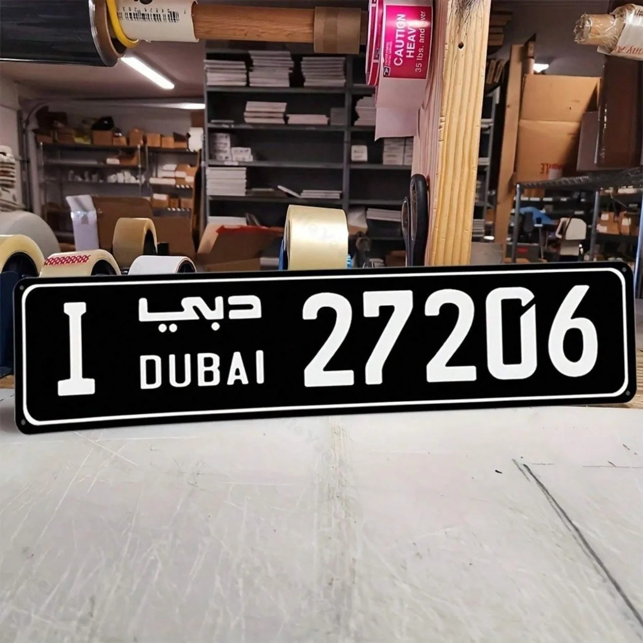 Engraved Aluminum Dubai‑Themed - Car Accessories In Dubai recension och pris
