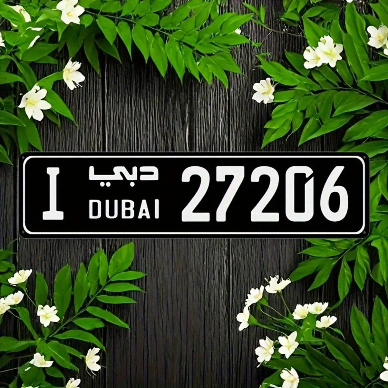 Engraved Aluminum Dubai‑Themed - Car Accessories In Dubai recension och pris
