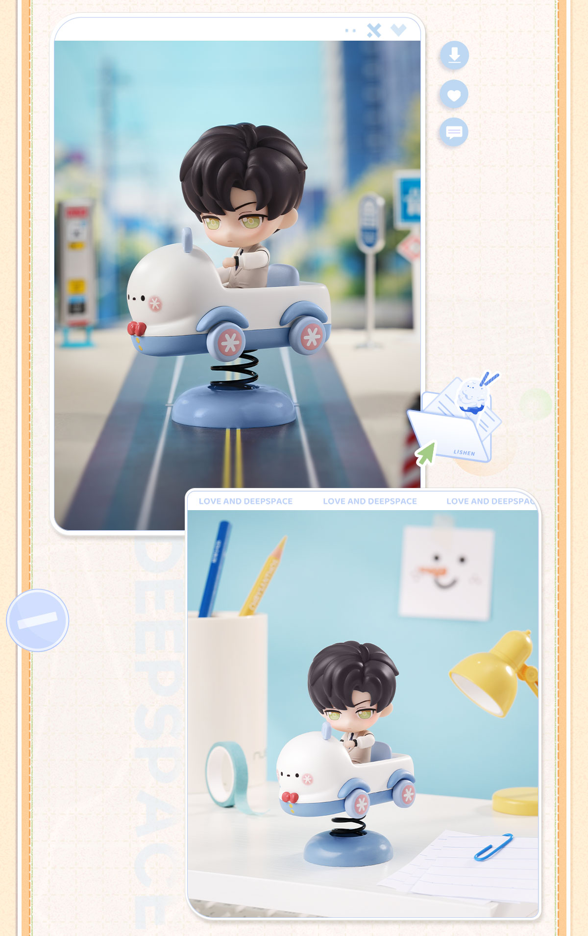 Love and Deepspace Time to Tra - Car Accessories For Road Trip recension och pris