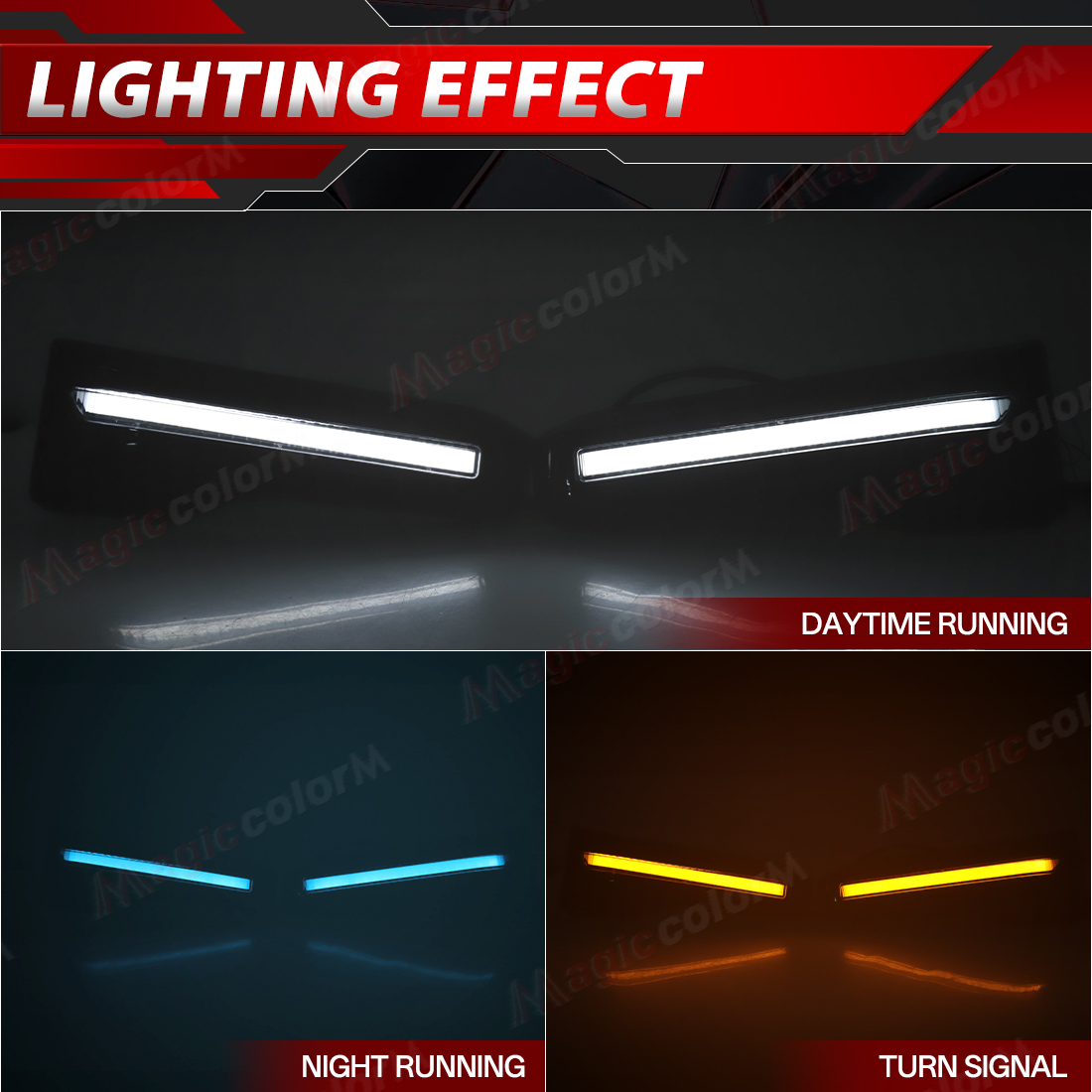 LED DRL Daylights For Toyota L - Car Accessories For Road Trip recension och pris