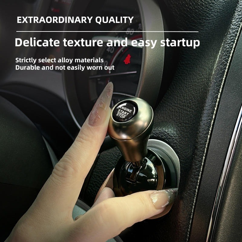Car One-Touch Start Button wit - Car Accessories Papar recension och pris