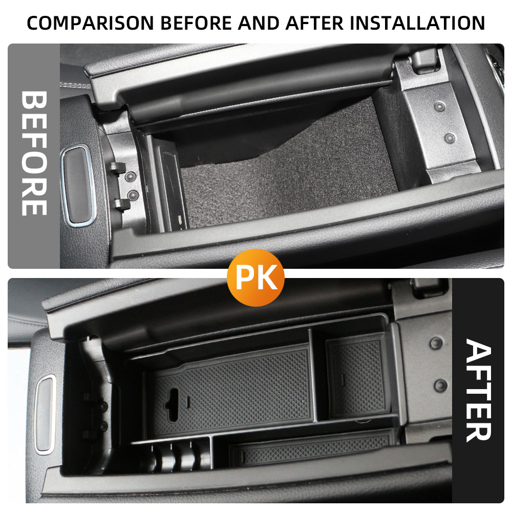 Car Armrest Storage Box Tray f - Car Accessories Essentials recension och pris