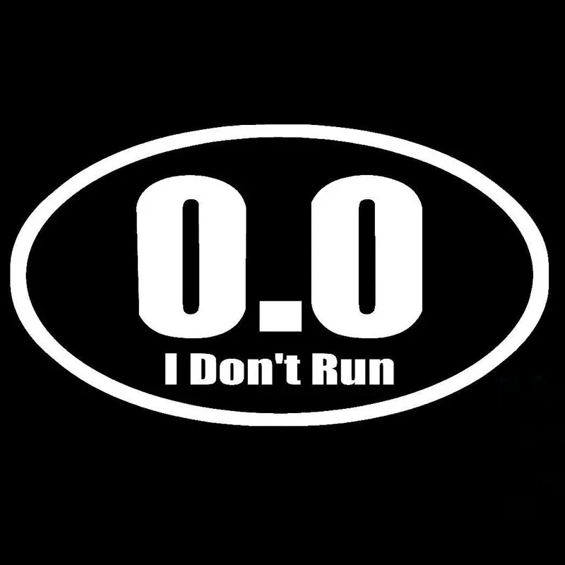 New Design 0.0 I Don't Run Adh - Car Accessories For Road Trip recension och pris
