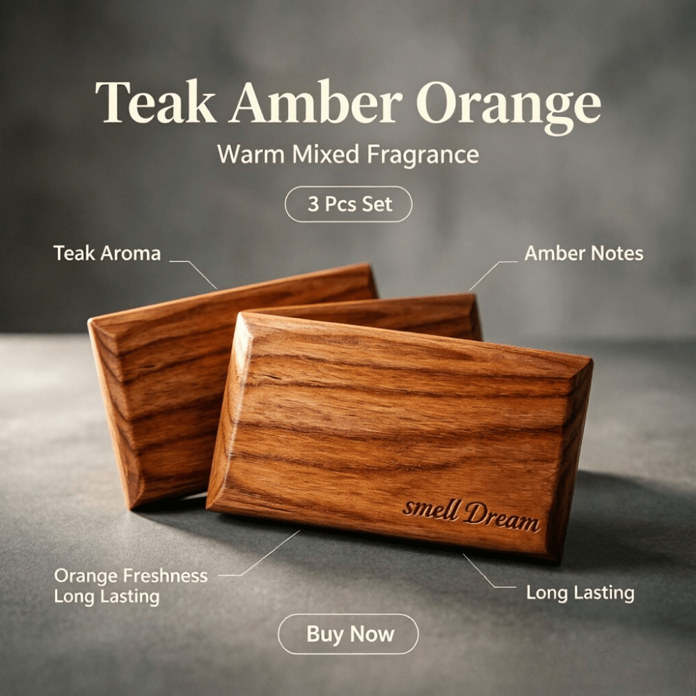 Car Air Freshener Teak Amber O - Car Fragrance Diffuser recension och pris